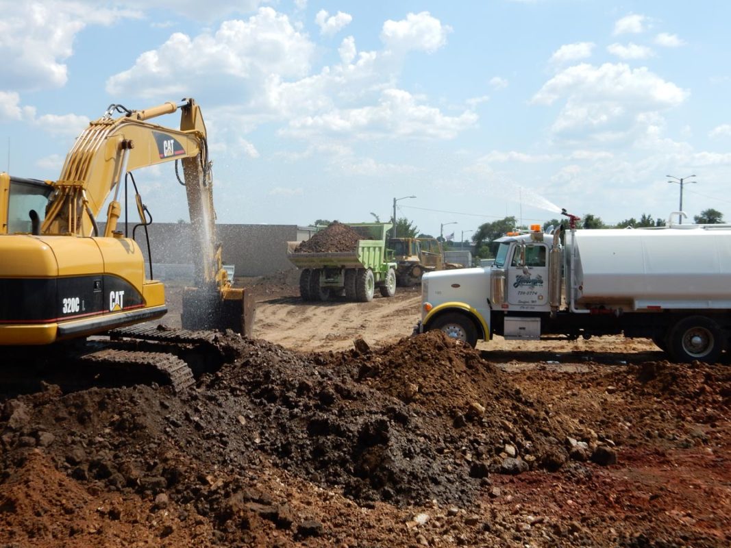 Warehouse Site Preparation Gillespie Excavating